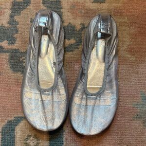 Mango mesh ballet flats